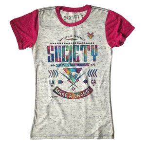 Society  Short Sleeve Graphic Tee - Medium